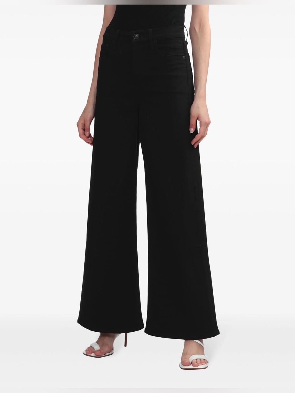 Black Wide-Leg Jeans